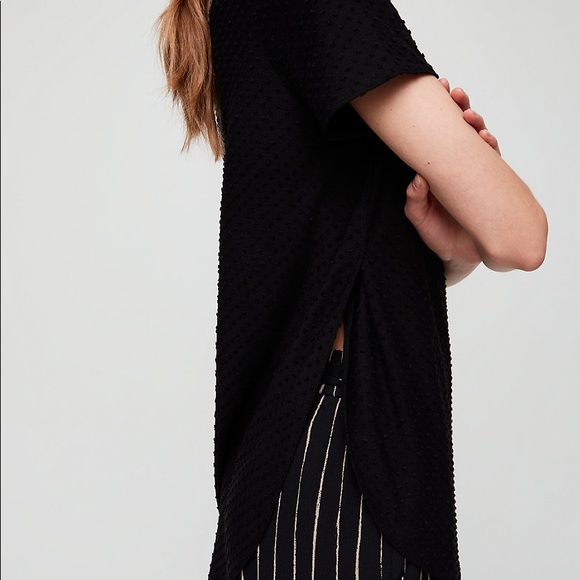 Wilfred dotted Capucine tshirt with side slit - Picture 2 of 4